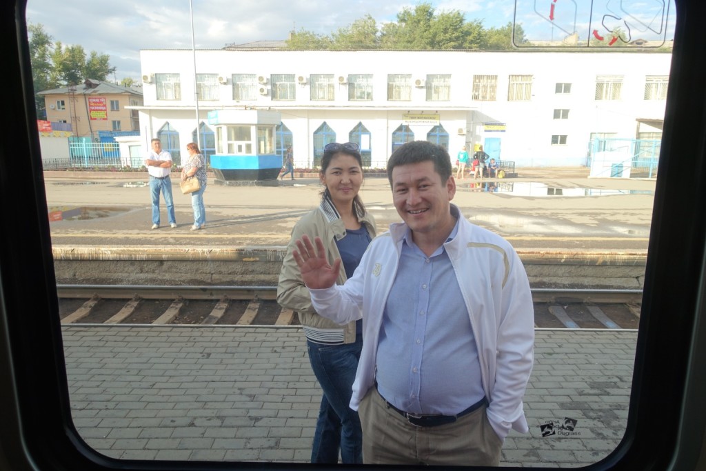 Ruslan waving goodbye