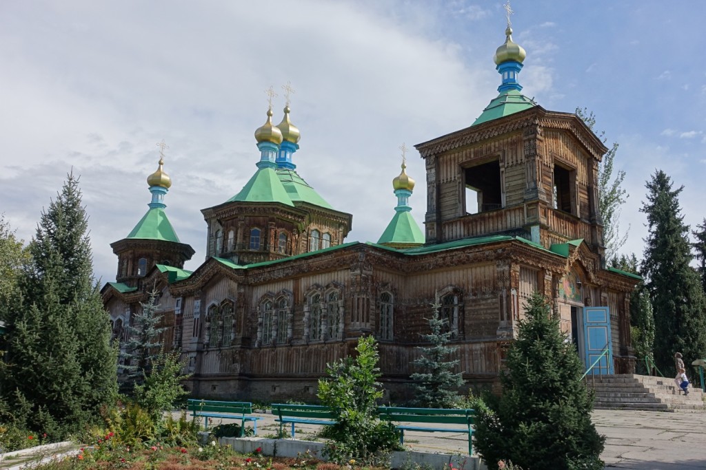 die Holzkirche von Karakol