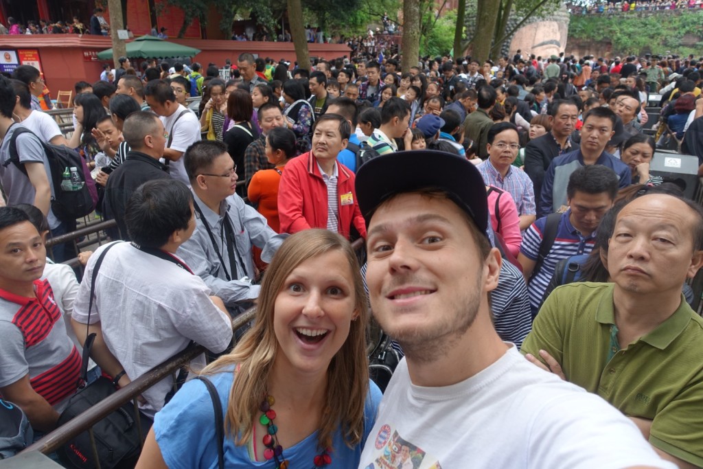 wir und ein paar chinesische Touristen ;-)