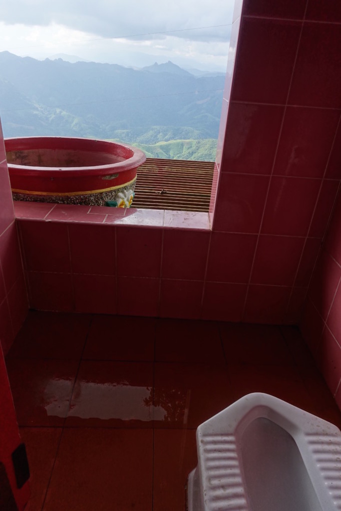 panoramic view from the toilet